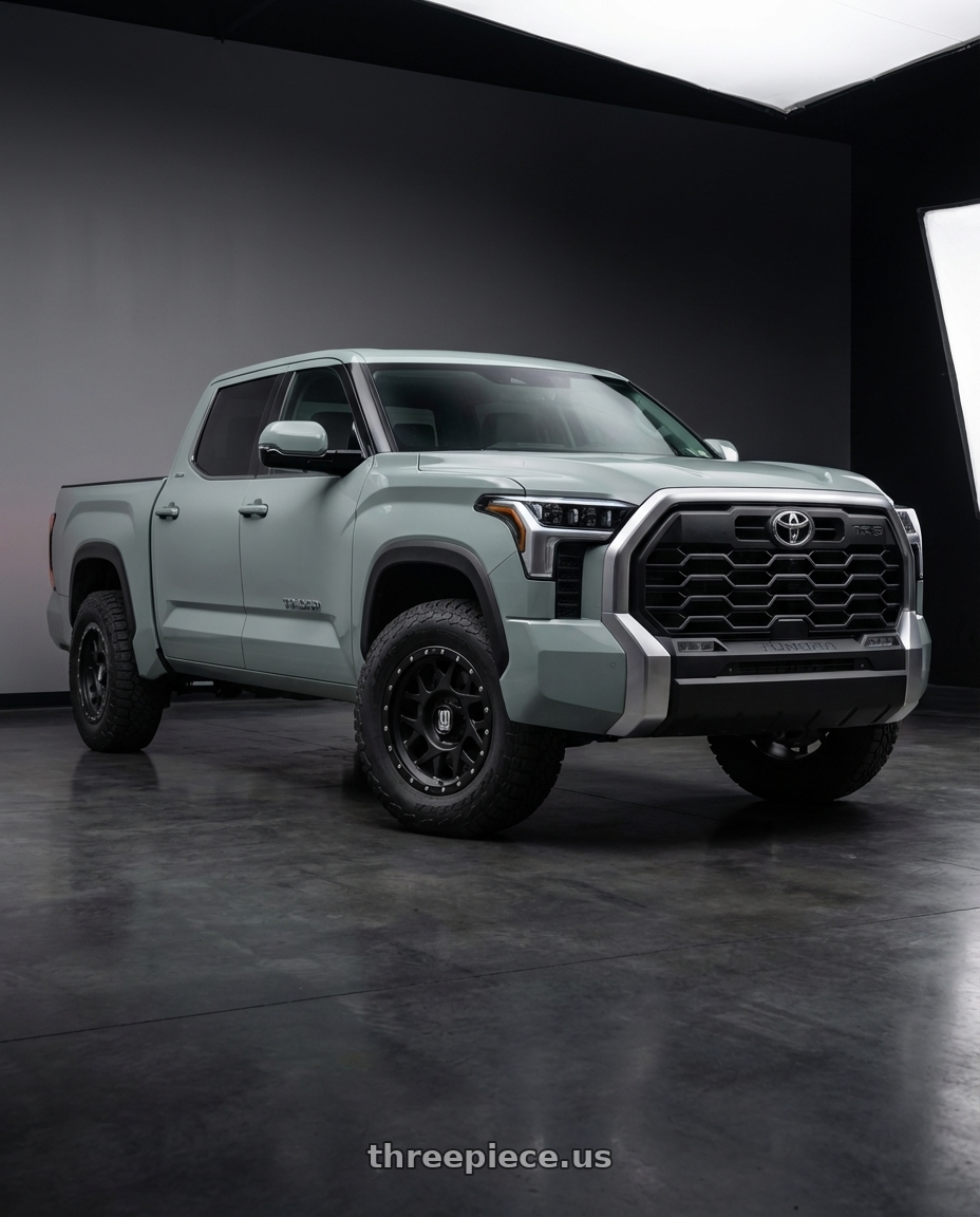 2024 Toyota Tundra with XD XD127 BULLY 6X139.7 20X9 +18 SATIN BLACK WITH REINFORCING RING wheels