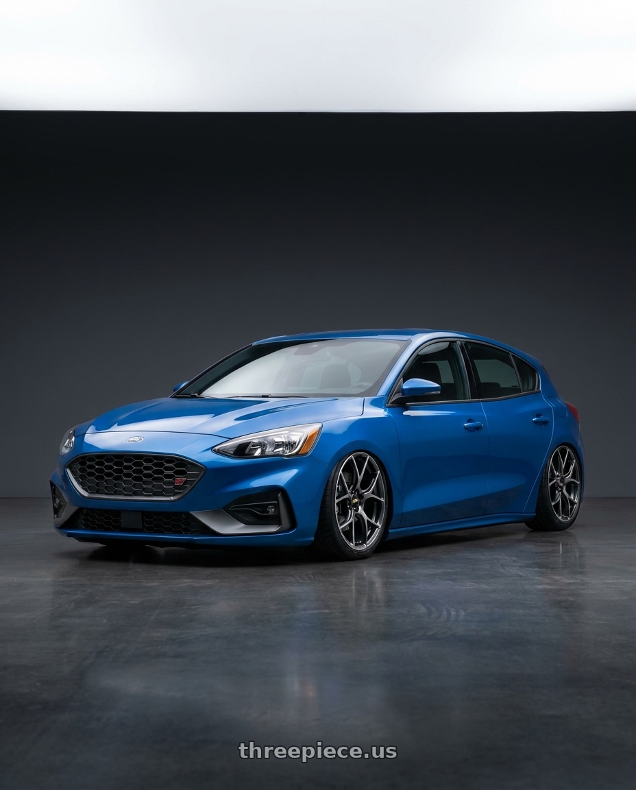 2023 Focus st with BBS RE-V7 5x112 19x8.5 +43 Diamond Black wheels