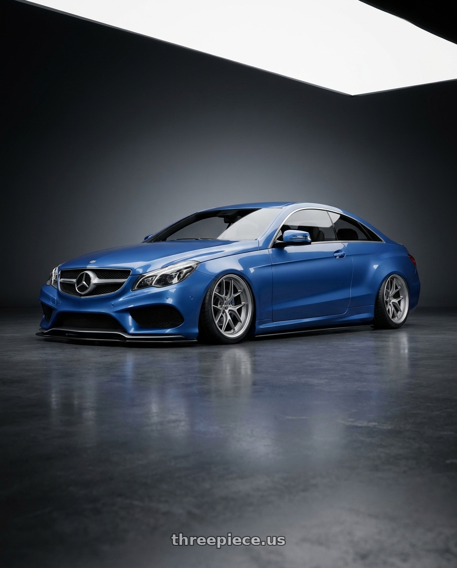 2014 Mercedes-Benz E-Class Coupe C207 with BBS CC-R 5x112 20x9.0+38 Satin Platinum wheels