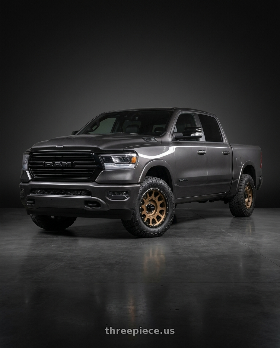 2021 Ram 1500 Laramie with Method Race Wheels 305BZ NV 6x139.7 18x9 -12 METHOD BRONZE wheels