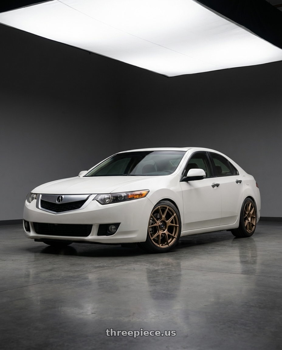 2013 Acura TSX with Konig Ampliform 5x114.3 18x9.5+25 Gloss Bronze wheels