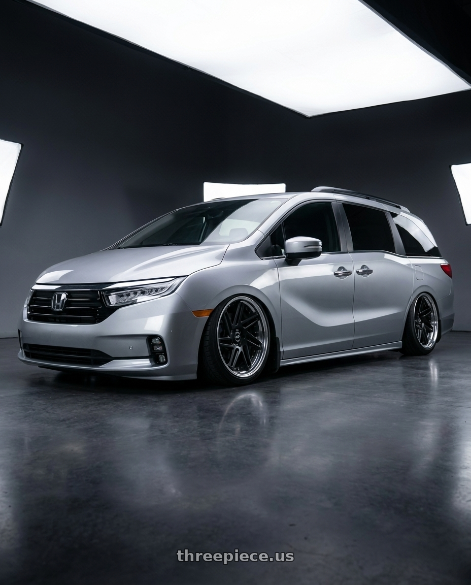 2024 honda odyssey  with Work Zeast st3 5x120 20x8+45 S Disk Matte Black wheels