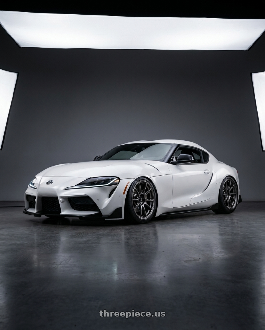 2023 A90 supra with WedsSport TC105X Forged 5x112 18x9.5+35 Face 2 / EJ-TI wheels