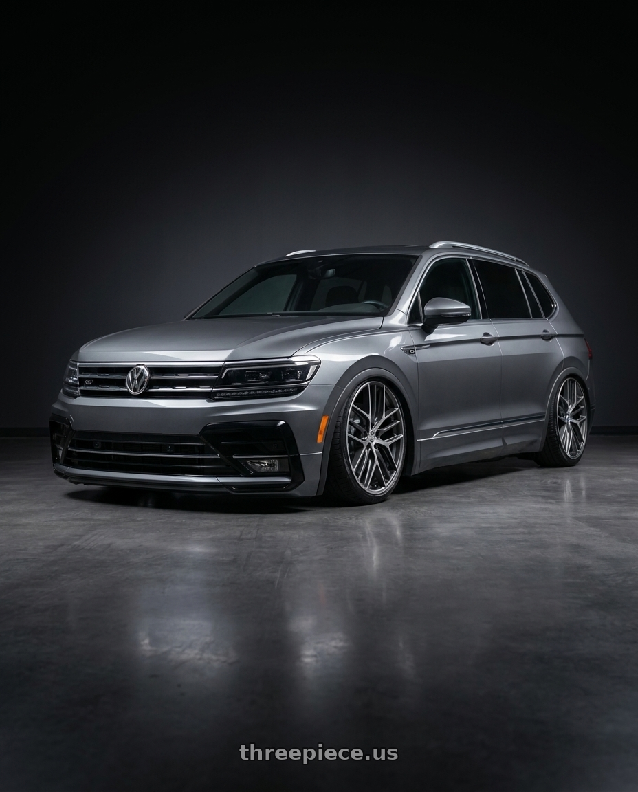 2020 Vw Tiguan with BBS CC-R 5x114.3 19x8.5+43 Graphite w/ Diamond Cut Face wheels