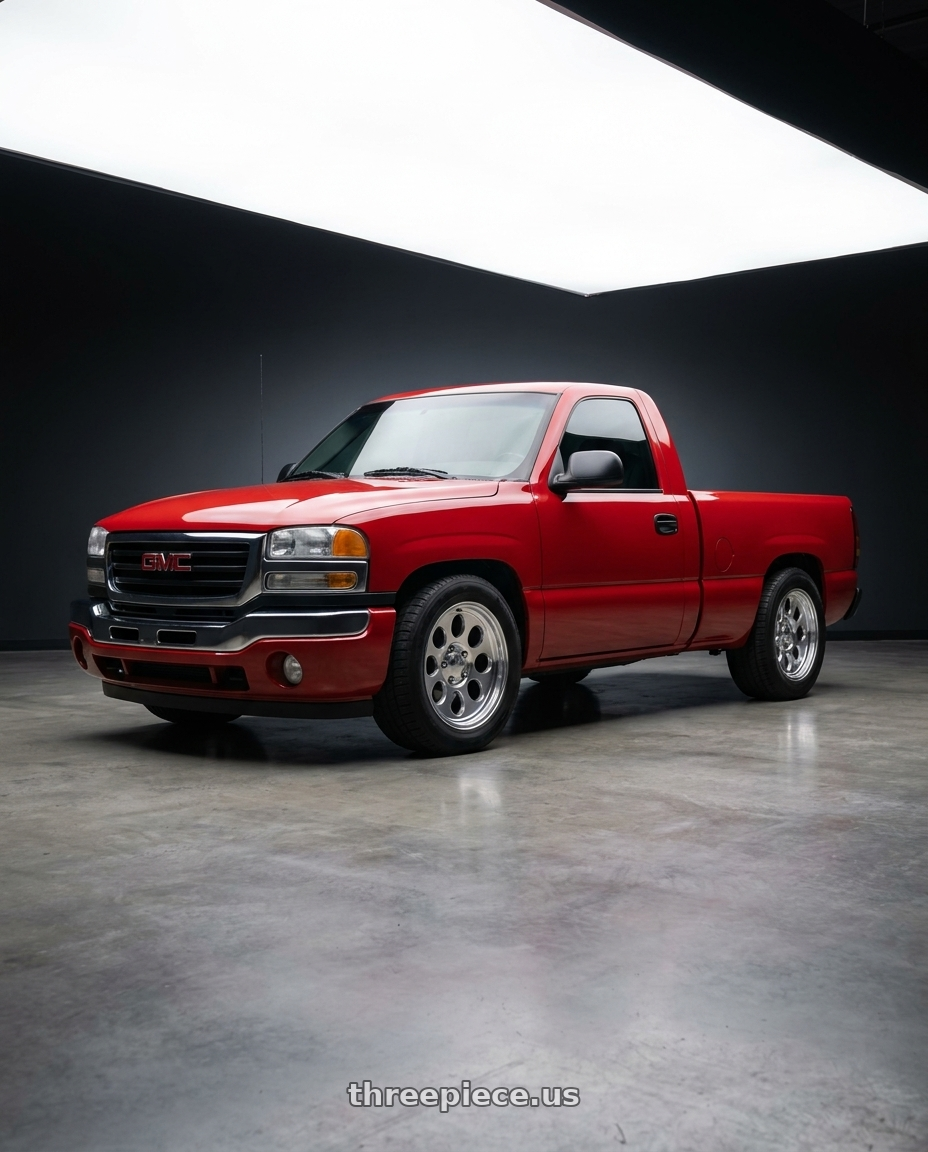 2004 gmc sierra 1500 with G-FX TR-16 6x139.7 18x9+12 Polished wheels