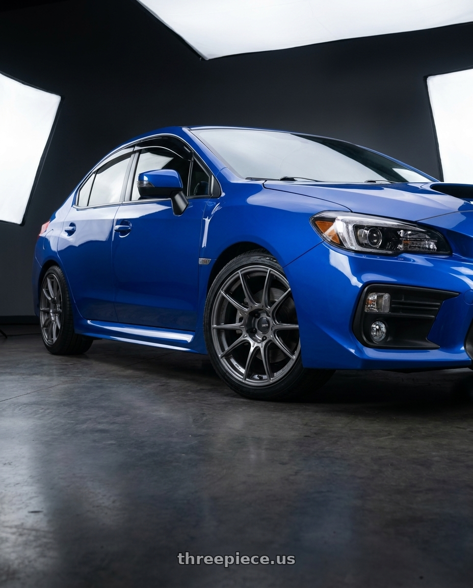 2021 Subaru WRX Limited with Ssr Gtx01 5x114.3 18x9.5+40  DARK SILVER wheels