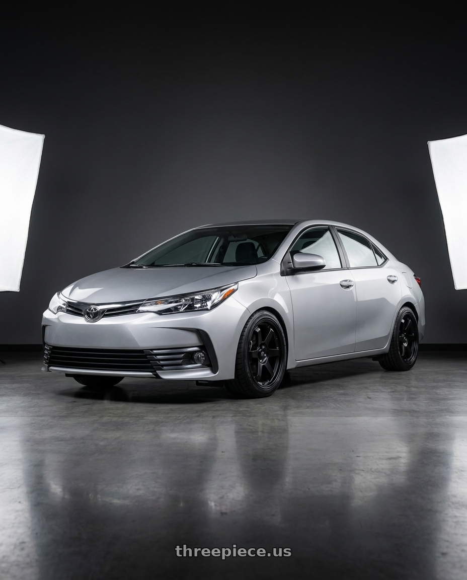 2019 Corolla Altis with MST Wheels MT01 5x100 18x9.5 +35 Matte Black wheels