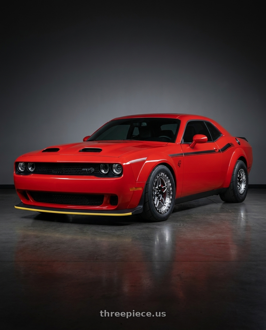 2020 dodge hellcat redeye TorRed with Belak Industries Series 3 Wheel - Single Beadlock Billet Outer Lip 5x114.3 15x8 +13 wheels