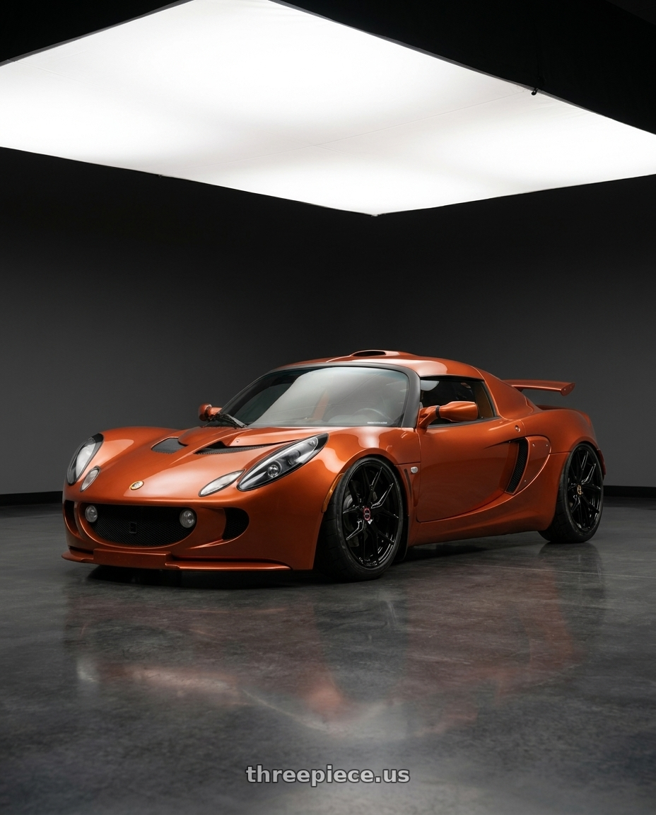 2011 Lotus Exige S240 with VOSSEN HF-5 5X114.3 19x9.5 +40 GLOSS BLACK wheels