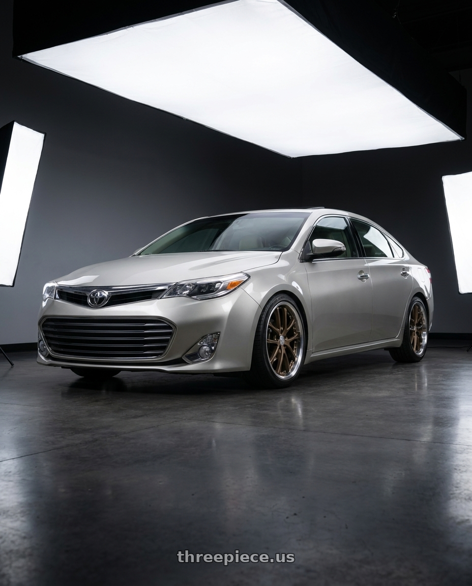2013 toyota avalon with Vors AR5 5x114.3 19x8.5 +35 Bronze wheels
