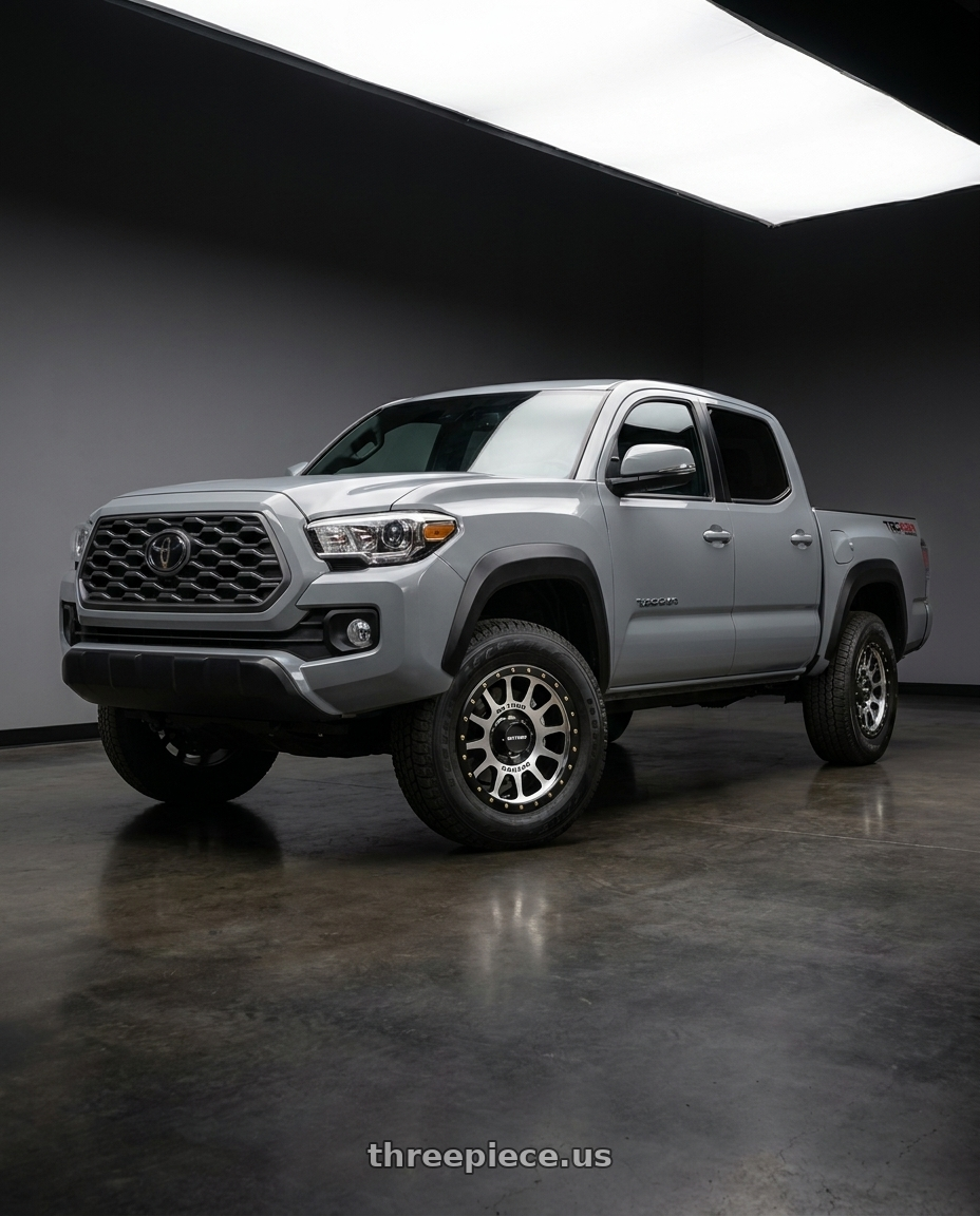 2022 Toyota Tacoma Limited with Method Race Wheels 305MB NV 6x139.7 17x8.5 +0 MACHINED - MATTE BLACK LIP wheels