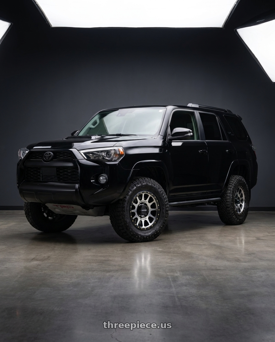 2021 Toyota 4Runner Venture with Method Race Wheels 305MB NV 6x139.7 17x8.5 +0 MACHINED - MATTE BLACK LIP wheels