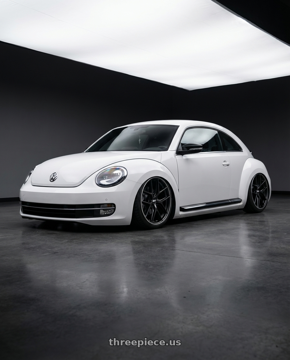 2016 Volkswagen Beetle Turbo with BBS CC-R 5x112 19x8.5+30 Satin Black wheels