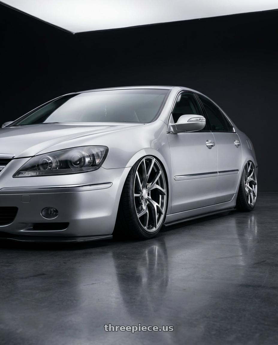 2004 Honda Legend with Volk Racing VERSUS VMF C-01 5x114.3 20x10.5 +25 REFAB / SIDE BRIGHTENING METAL DARK / MC wheels