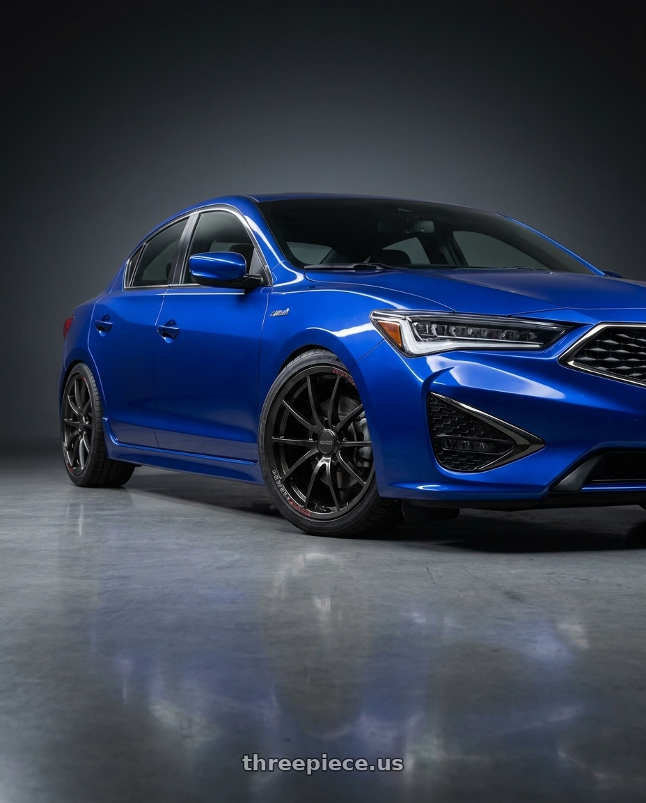 2021 Acura ILX with Versus VERSUS VT125S 5x114.3 18x7.5+45 Super Dark Gunmetal wheels