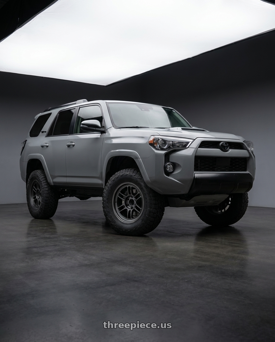 2017 TOYOTA 4RUNNER TRD Pro Cement with Enkei RPT1 6x139.7 18x9+0 Matte Dark Gunmetallic wheels