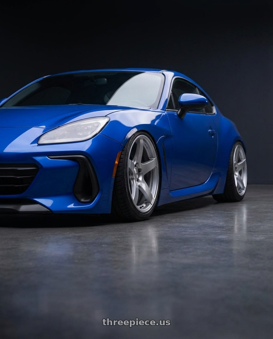 2024 Subaru BRZ with Ssr Gtv01 5x114.3 18x10.5+15  GLARE SILVER wheels