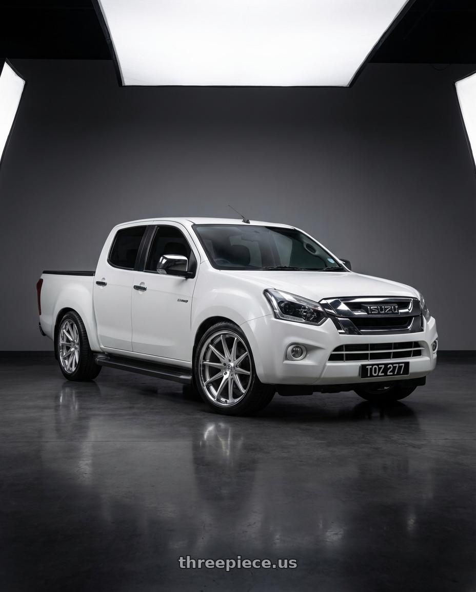 2018 Isuzu dmax with Rohana RFC10 5x112 20x9+42 Machine Silver/Chrome Lip wheels