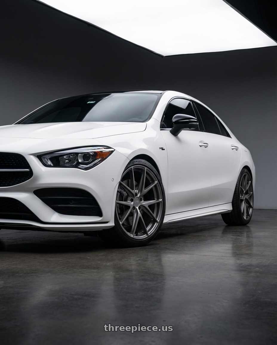 2023 Mercedes-Benz CLA C118 with Niche 1PC M116 MISANO 5X112 19X8.5 +42 MATTE GUN METAL wheels