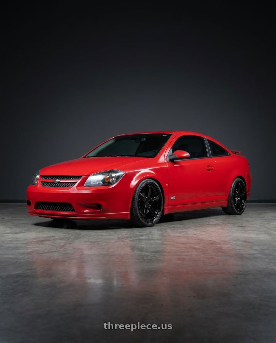 2010 chevy cobalt ss with KATANA RACING KR13 5x110 17x7.5 +40 Glossy Black wheels