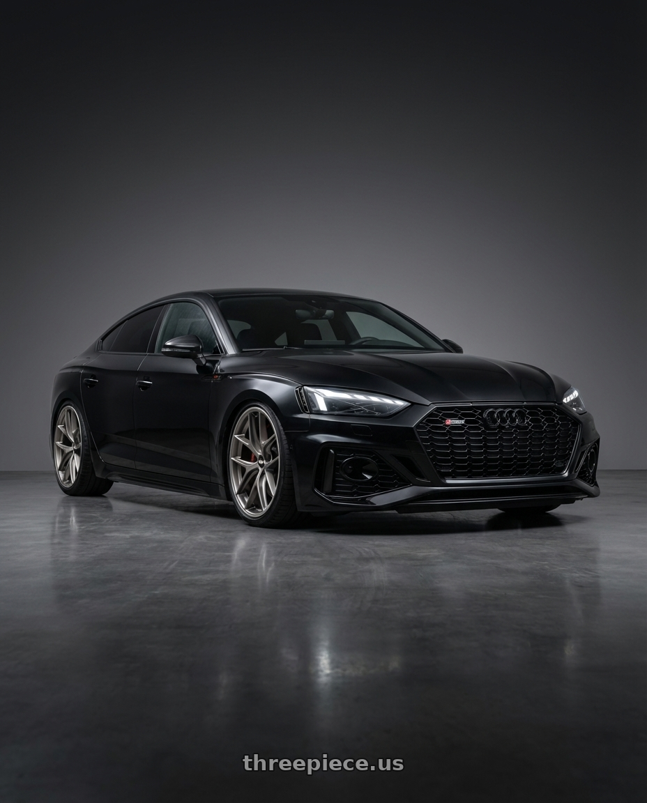 2022 Audi RS5 with BBS CC-R 5x112 20x8.0+27 Satin Platinum wheels