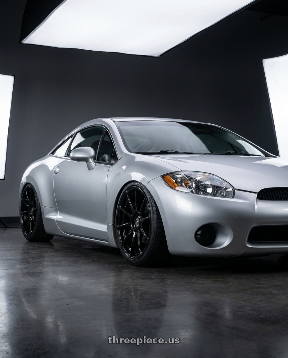 2010 Mitsubishi Eclipse with Forgestar CF10 5x114.3 19x9.5 +29 Gloss Black wheels