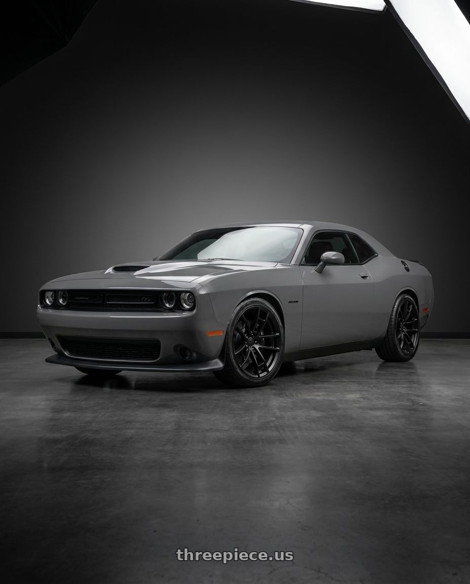 2021 Dodge Challenger R T with MRR M392 5x115 20x9.5  +12 Matte Black fit Charger Challenger wheels