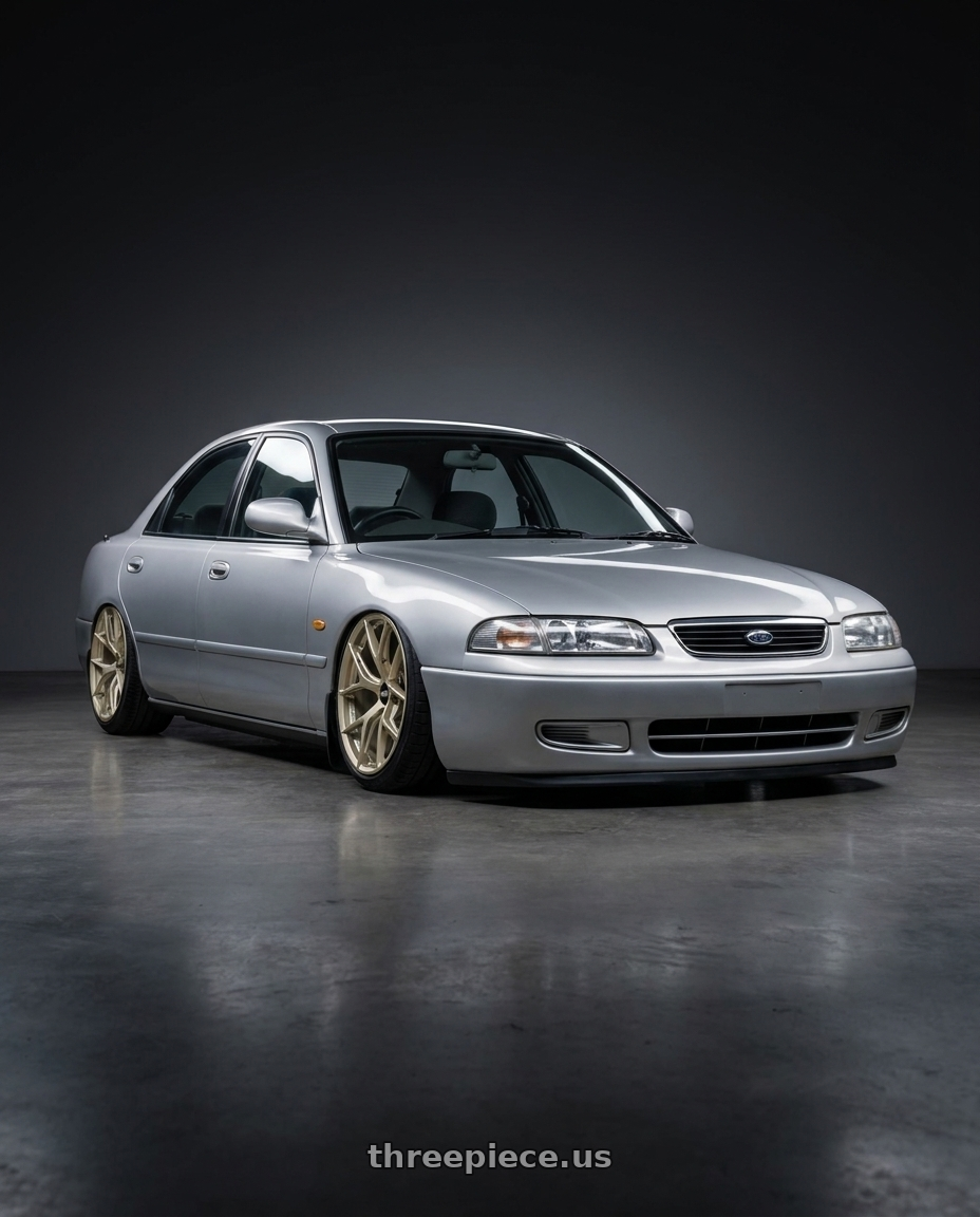 1997 Ford telstar with BBS FI-R 5x112 19x9 +35 White Gold wheels