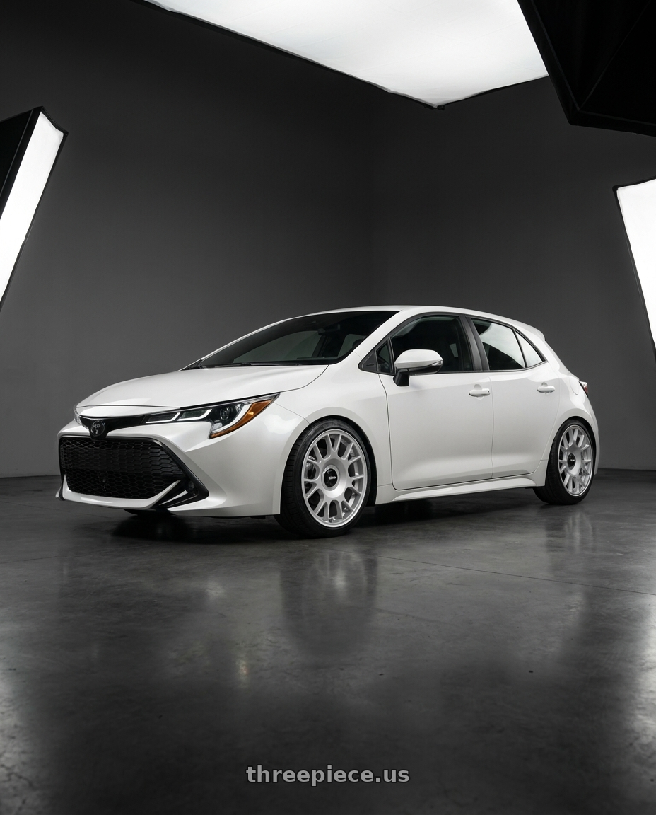 2020 toyota auris with Rotiform 1PC R188 TUF-R BLANK 18X8.5 +20 SILVER wheels