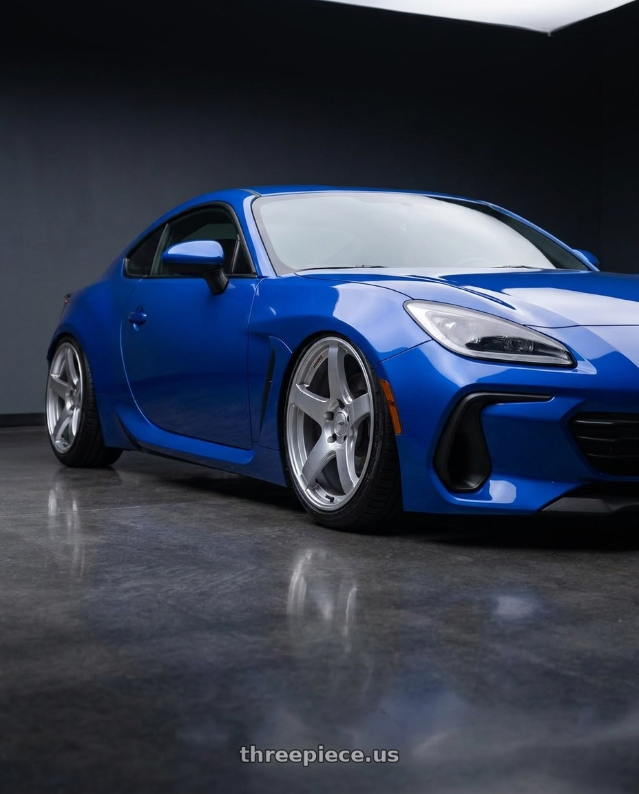 2024 Subaru BRZ with Ssr Gtv01 5x114.3 18x8.5+40  GLARE SILVER wheels