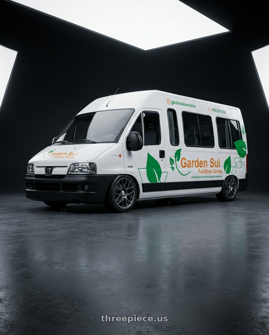 Peugeot Boxer 2.3 HDI 2013 brasileira - adesivada with TSW NURBURGRING 5X114.3 17X7.5 +45 MATTE GUNMETAL wheels