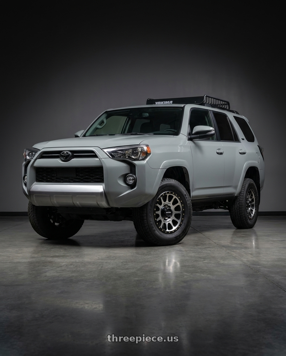 2021 Toyota 4Runner Venture with Method Race Wheels 305MB NV 6x139.7 17x8.5 +0 MACHINED - MATTE BLACK LIP wheels
