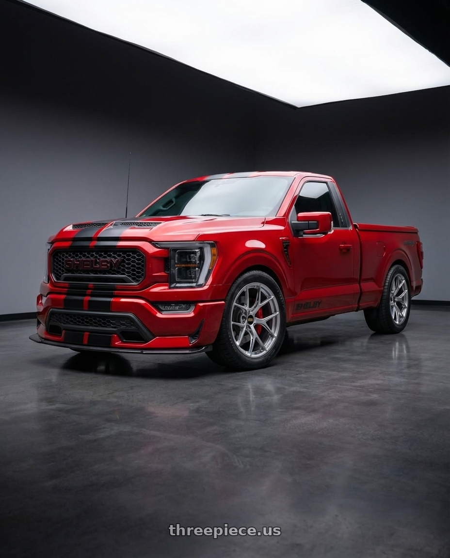 2023 shelby f150 super snake sport  with BBS FI-R 5x130 21x11.5 +60 Diamond Silver wheels