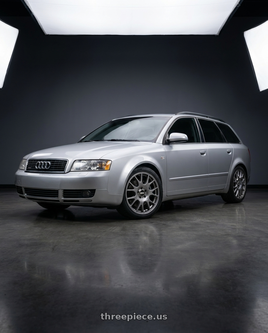 2004 Audi A4 Quattro Avant Ultrasport with BBS CO 5x112 18x8 +44 Titanium wheels