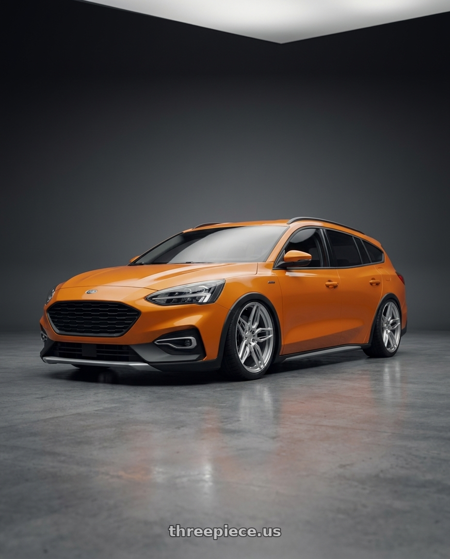 2024 focus active wagon 橘色 with ADV.1 ADV005 5x120 20x9 +28 Platinum wheels