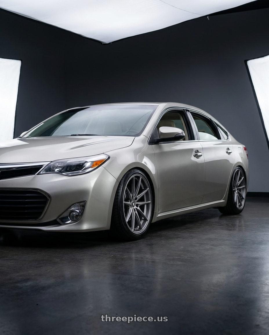 2013 toyota avalon with Konig Oversteer 5x114.3 18x9+35 Opal wheels