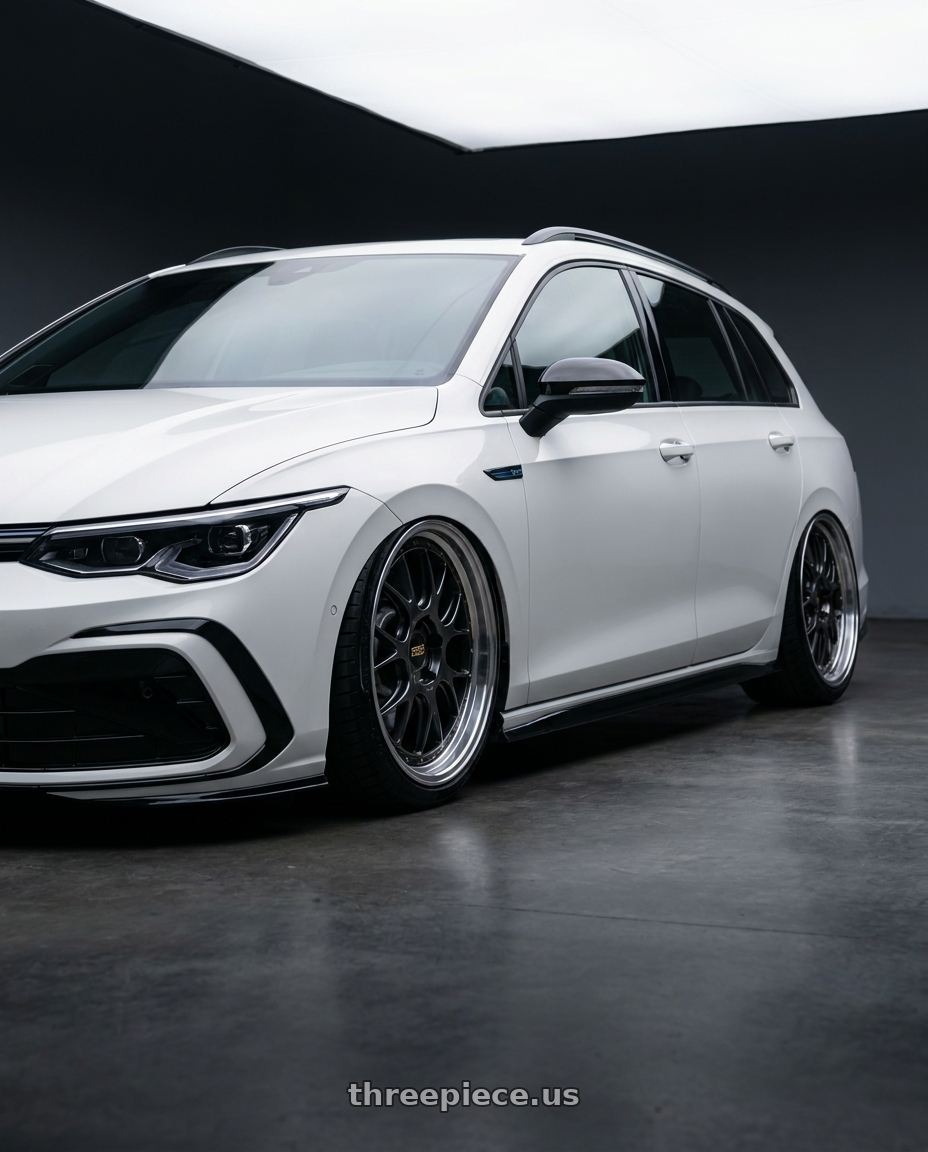 2023 golf variant8 with BBS LM-R 5x112 19x9.5+38 Diamond Black wheels