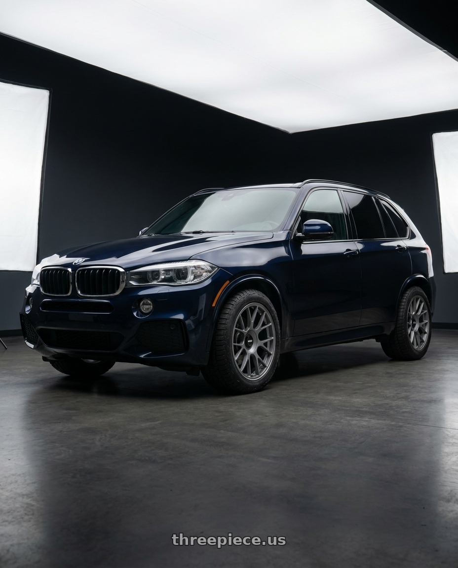 2014 BMW X5 M Sport with Rotiform 1PC R903 TUF 5X120 20X11 +43 SATIN TITANIUM wheels