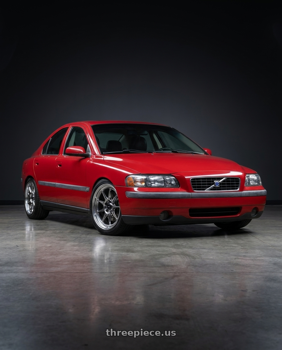 2002 Volvo s60 2.4t with Konig Countergram 5x108 18x8.5+43 Hyper Chrome / Machined Lip wheels