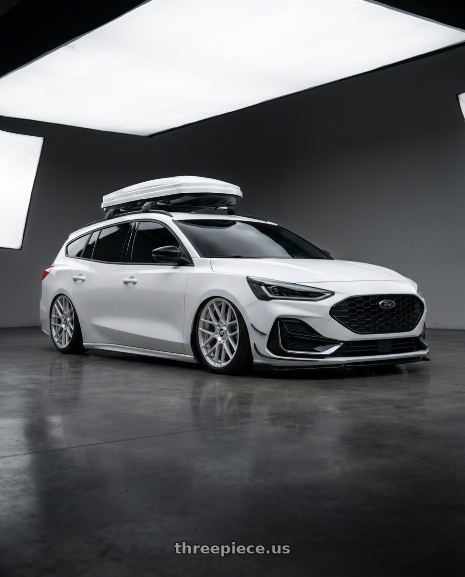 2023 ford focus wagon with Rotiform 1PC R140 RSE 5X108/5X114.3 19X8.5 +45 GLOSS SILVER wheels