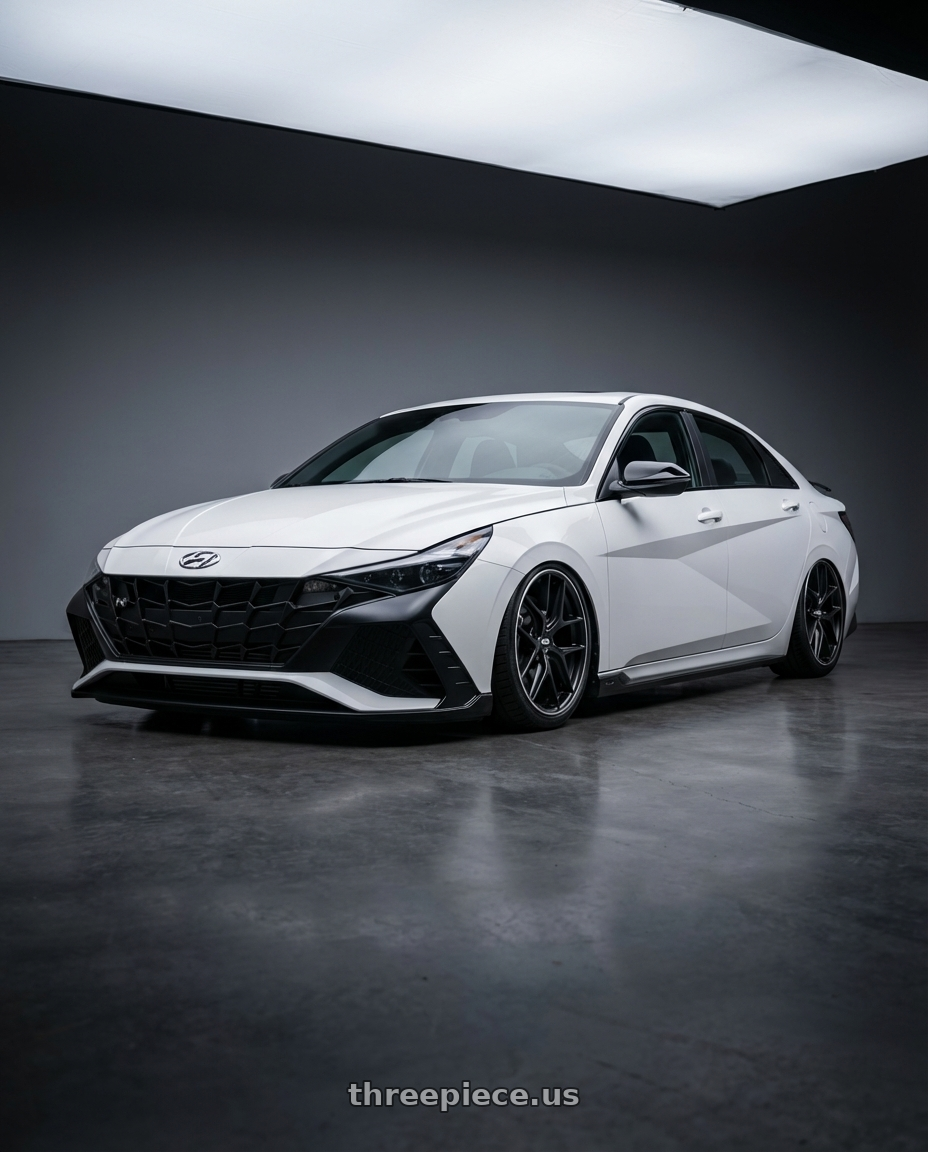 2024 Hyundai Elantra N with BBS CC-R 5x114.3 19x8.5+30 Satin Black wheels