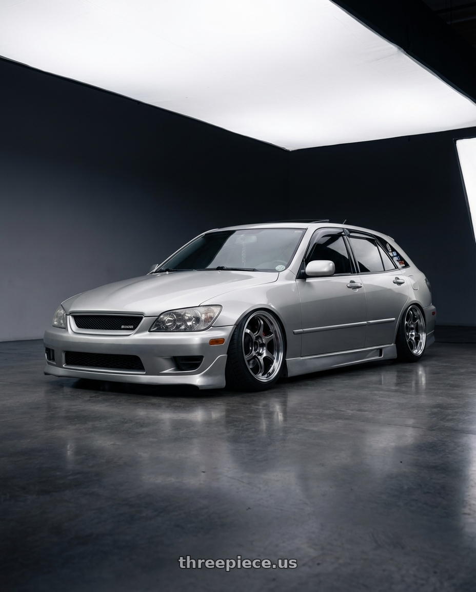 2002 lexus is300 sportcross with Advan Racing RG-D2 5x114.3 17x9.0 +35 MACHINING & BLACK GUNMETALLIC wheels