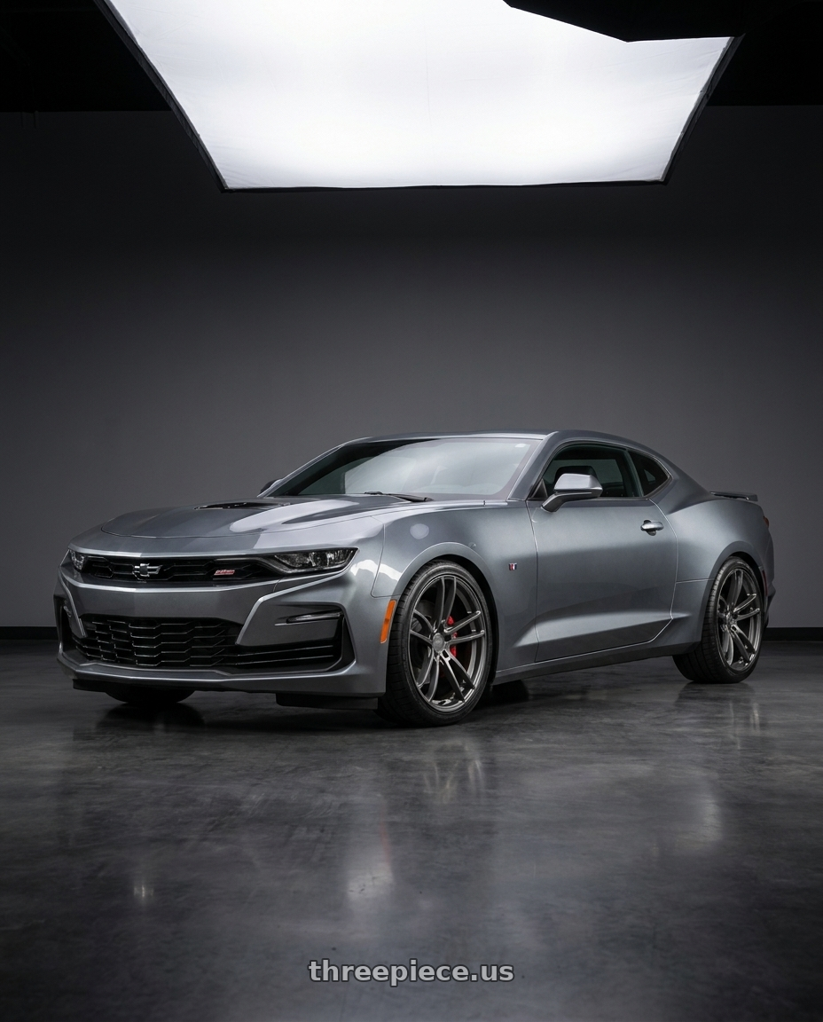 2021 Chevrolet Camaro SS with American Racing AR941 MACH FIVE 5X120 20X10 +22 GRAPHITE wheels