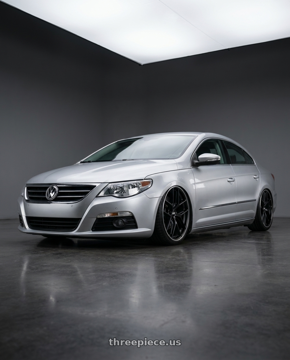 2015 Volkswagen CC with BBS CC-R 5x112 19x8.0+27 Satin Black wheels