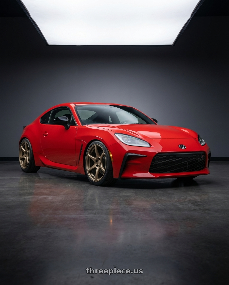 2024 Toyota GR86 with Kansei K11B Tandem 5x114.3 18x9 12 Bronze wheels