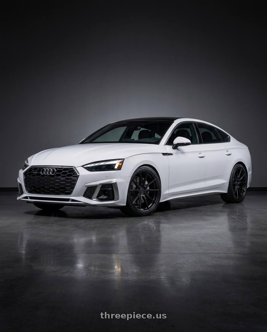 2023 Audi a5 s line with Rohana RFX2 5x112 19x8.5+33 Matte Black wheels