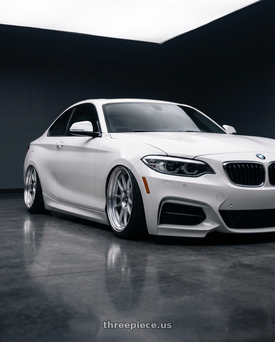 2018 BMW 2 Series F22 with ESR Wheels APEX SERIES AP6 5x120 19x9.5 +22 Hyper Silver wheels