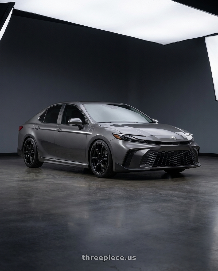 2026 tOYOTA Camry with Advan RGIII 5x114.3 18x9.5+45 Gloss Black wheels