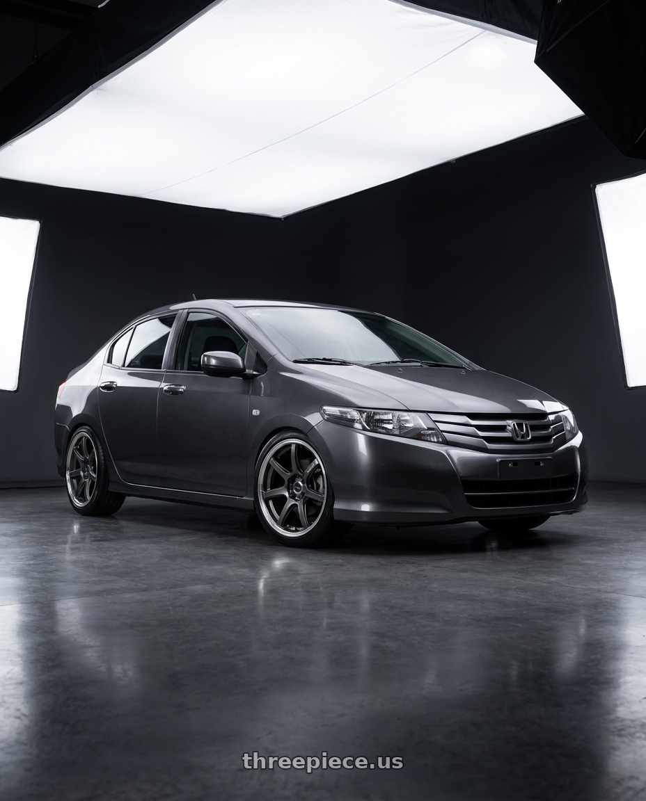 2011 honda city 1 5 with Work Emotion T7R 2P wheels