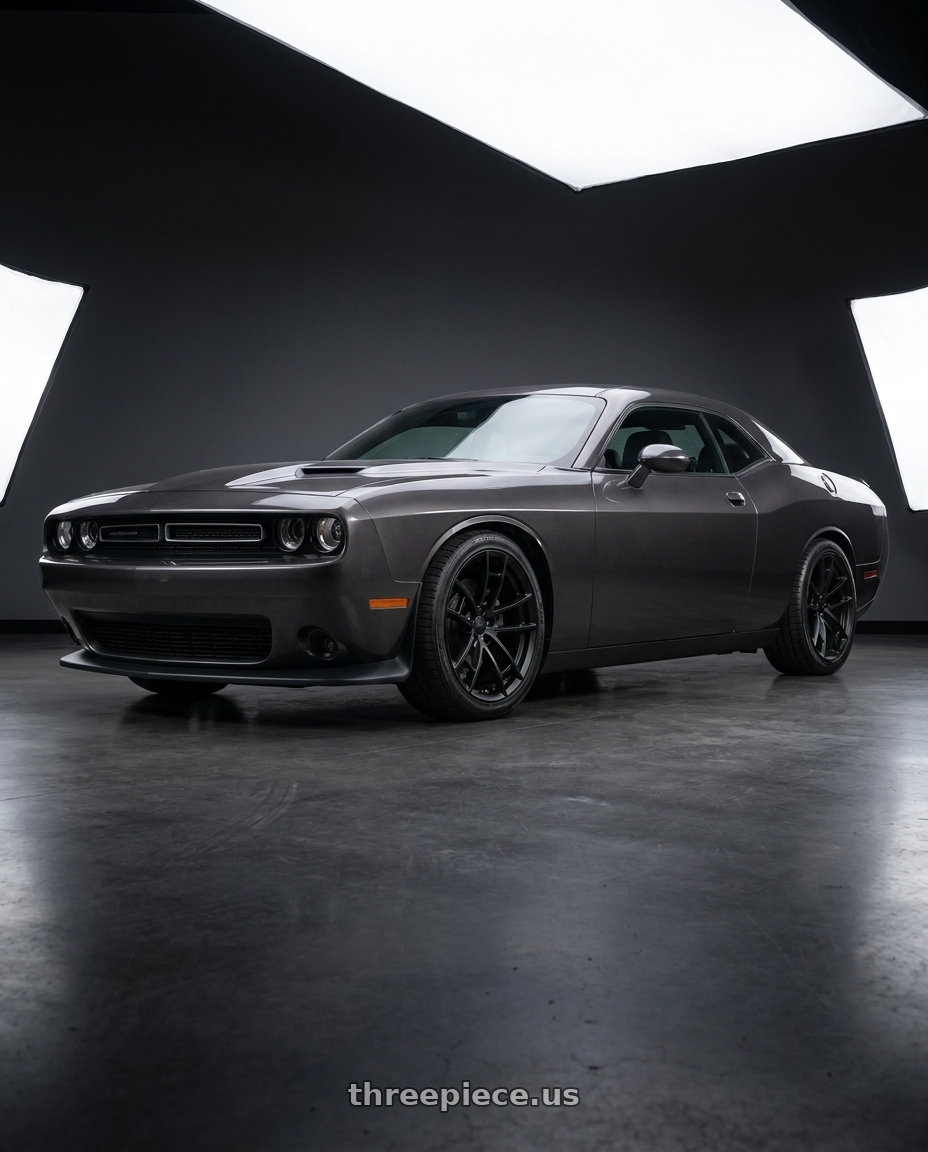 2021 Dodge Challenger SXT with MRR M392 5x115 20x9.5  +12 Matte Black fit Charger Challenger wheels